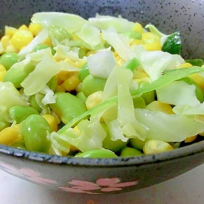 シャキシャキ感がたまらない☆夏野菜サラダ